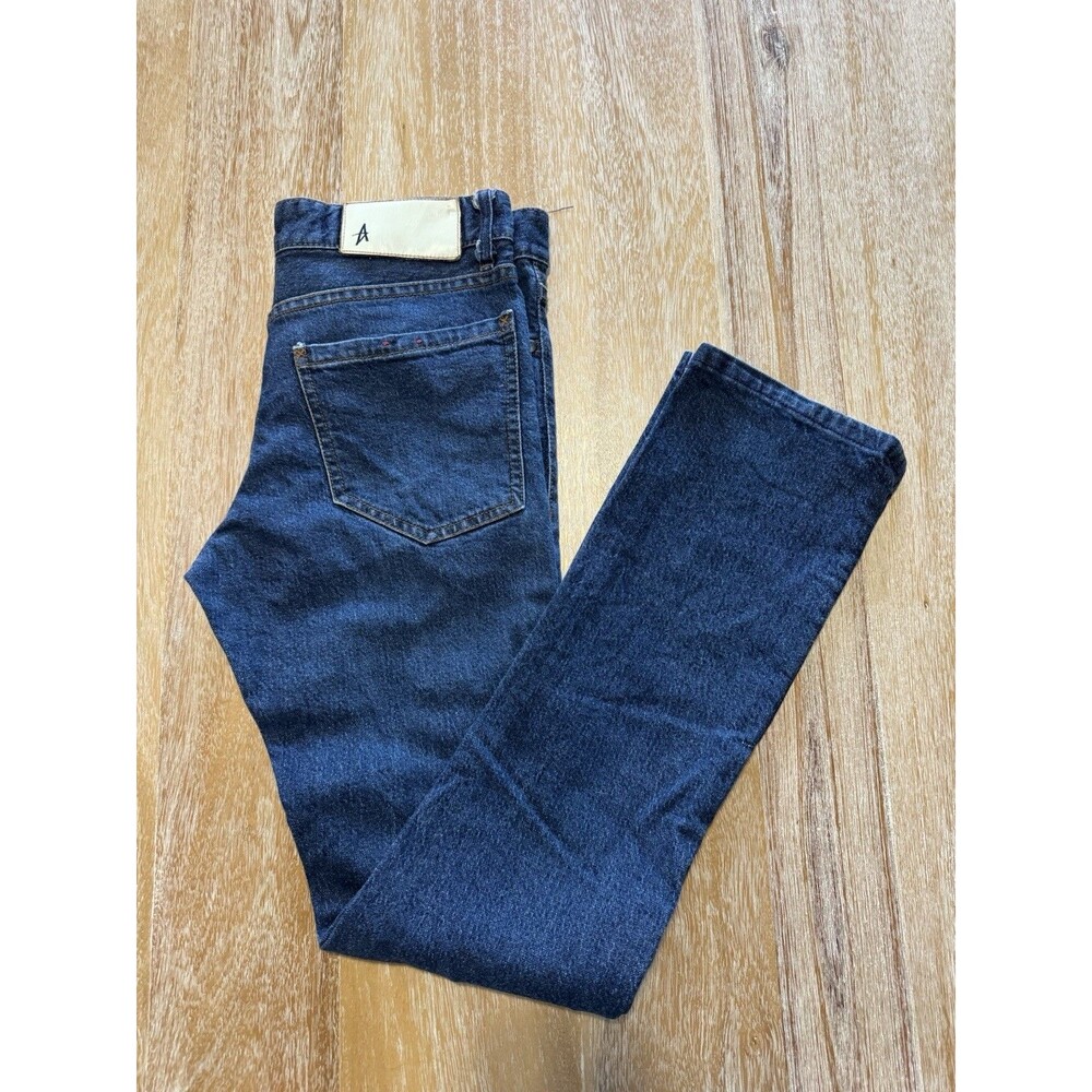 Vintage Altamont Wilshire Fit Jeans Mens 31x31 Dark Raw Indigo Button Fly Skate
